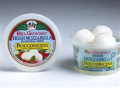 BelGioioso Fresh Mozzarella Cheese 6/7oz Cups 1.75oz Bocconcini (2.625#)