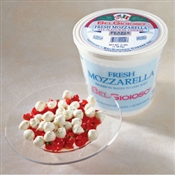 BelGioioso Fresh Mozzarella Cheese 2/3# Pearls 2.5g Tub (6#)